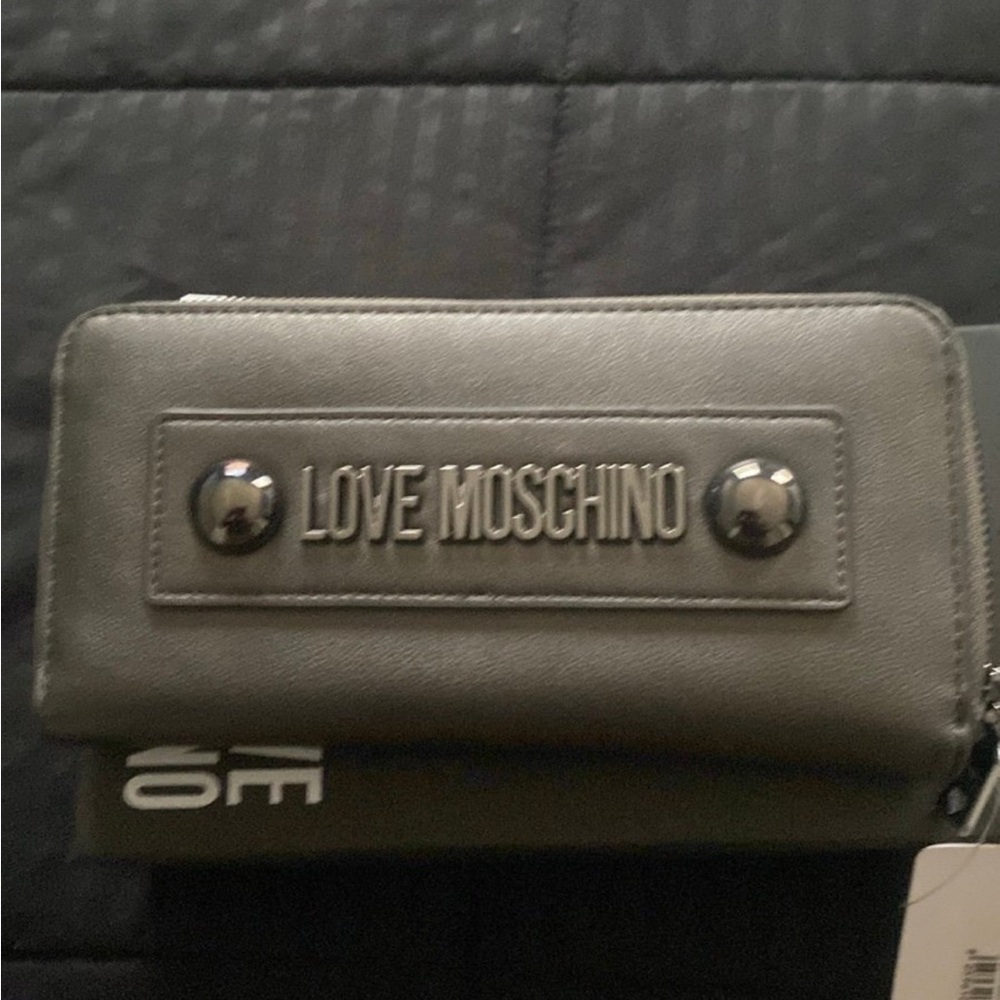 Love Moschino Gray Wallet